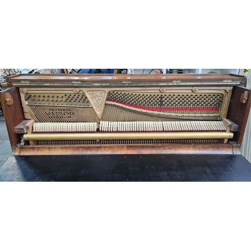 971 - Star Lot: A superb vintage art deco  rosewood upright piano by Rogers London, dating to c.1930s / 19... 