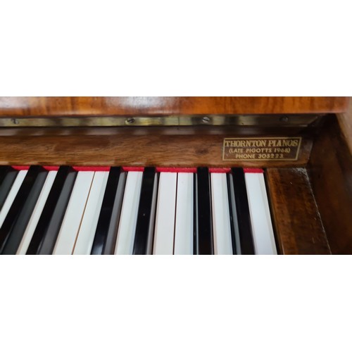 971 - Star Lot: A superb vintage art deco  rosewood upright piano by Rogers London, dating to c.1930s / 19... 