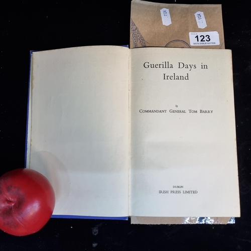 123 - A first edition hardback book titled 'Guerilla Days in Ireland' by Irish Republican Army leader Comm... 