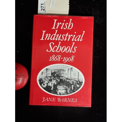 271 - A highly interesting hardback book titled 'Irish Idustrial Schools 1868 -1908' by Jane Barnes. Publi... 