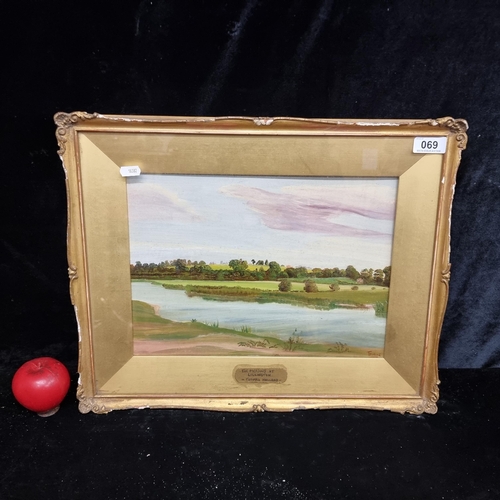 69 - An lovely original Thomas Holland oil on board painting titled 