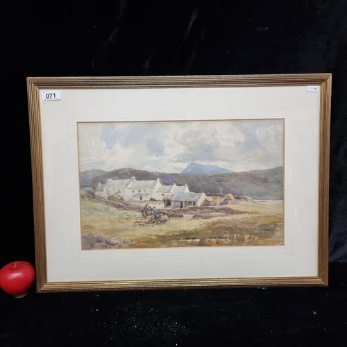 71 - Super Star Lot : A charming and large original Gladys Wynne (Irish, b.1876 - d.1968) watercolour on ... 