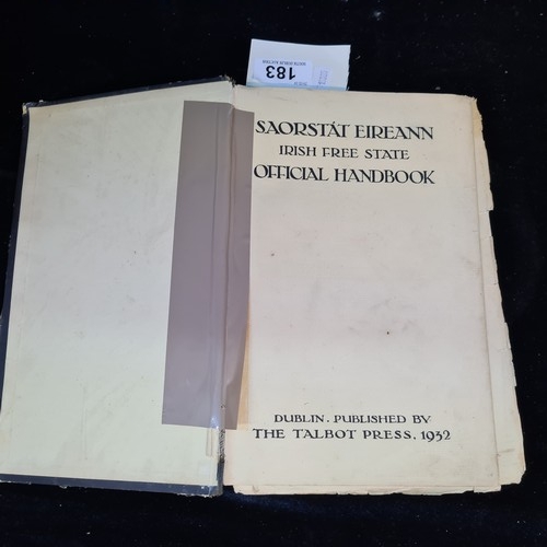 183 - A beautiful hardback titled 'Saorstát Eireann - Irish Free State Official Handbook' published by the... 
