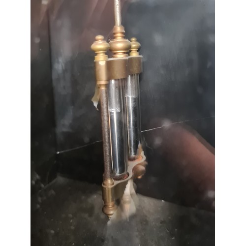 194 - Star Lot: A fantastic 19th century French antique marble clock and garniture set with rare double me... 