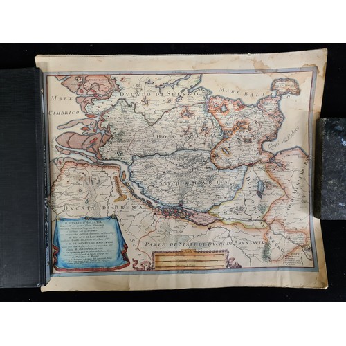 273 - An interesting set of four Antique rare European coloured maps.