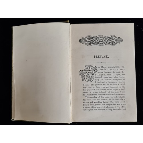 278 - Star Lot : A full set of trio of 3 volumes titled 'Irish Names of Places' by P.W. Joyce, LL.D.  Volu... 