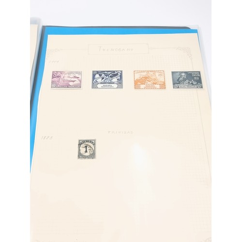 1045 - British Commonwealth album pages, 1st class Mauritius many mint, Norfolk Islands all mint, Nigeria, ... 