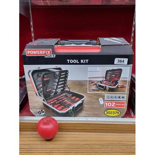 364 - A Brand new.  Powerfix Profi+ Tool Kit, model 302379, complete with 102 essential pieces.