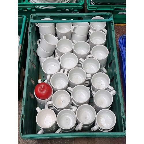 402 - sixty six Royal Gen Ware commercial quality cups.