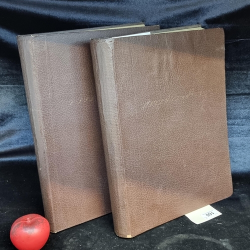 Two large antique amazing hardback full leather copies of 'L'Illustration' from January-June 1904 and July-December 1904. Packed full of illustrations and information.