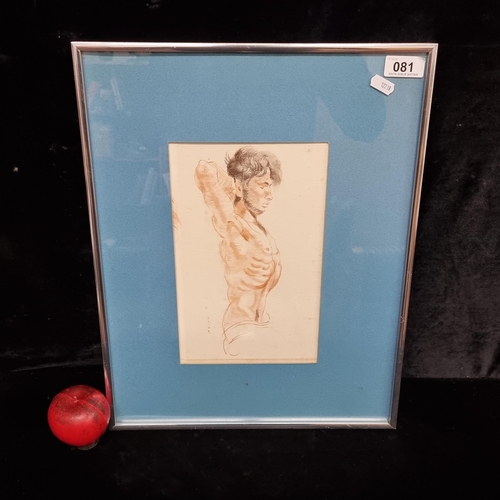 81 - Star Lot: An original James Nolan RHA (Irish, b. 1929) coloured pastel on paper drawing featuring a ... 