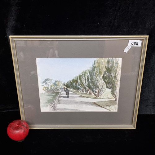 85 - A charming original watercolour on paper painting titled 'Gardens, Birr Castle' from the RHA Summer ... 