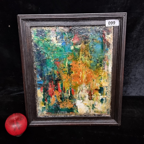 99 - Star Lot: An original Norman Teeling (b.1944) oil on board double sided painting. One side featuring... 