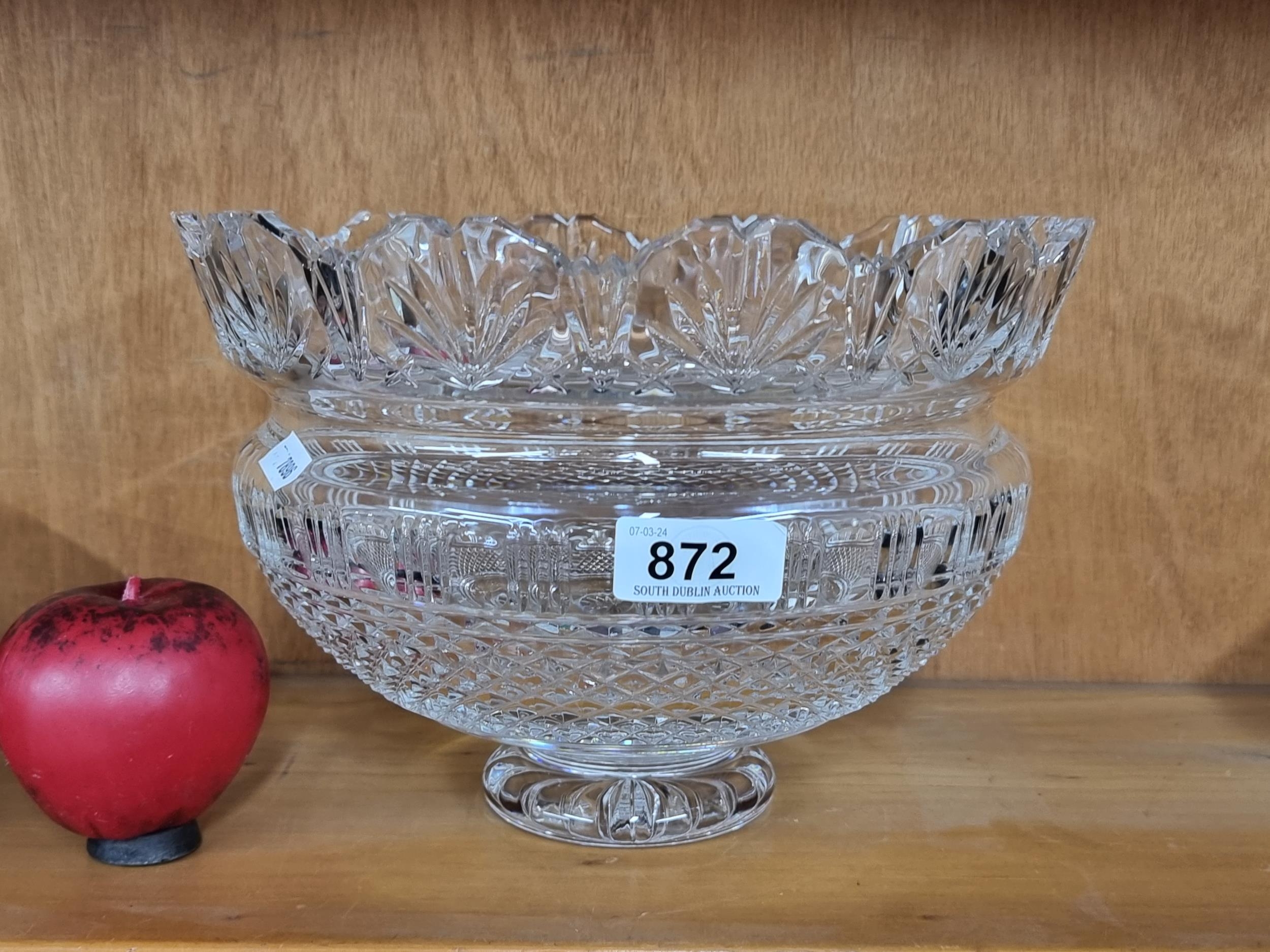 Star lot : Absolutely stunning rare large Waterford Crystal kings 