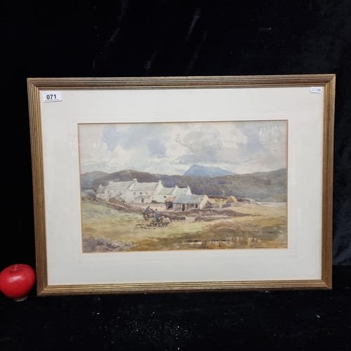 384 - Star Lot : A charming and large original Gladys Wynne (Irish, b.1876 - d.1968) watercolour on paper ... 