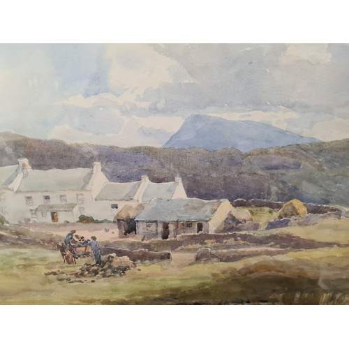 384 - Star Lot : A charming and large original Gladys Wynne (Irish, b.1876 - d.1968) watercolour on paper ... 