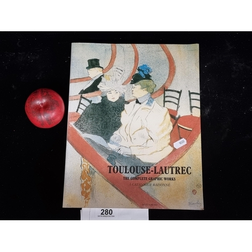 280 - A wonderful 'Toulouse-Lautrec - the complete graphic works' art catalogue book. Published by Royal A... 