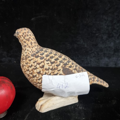 412 - Star Lot: Oisin Kelly b1915-1981 Circa. 1970s large ceramic earthenware bird with Kilkenny Design st... 