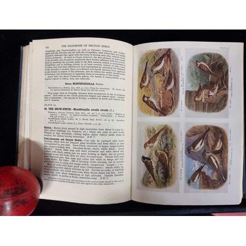 272 - Five vintage hardback books of ornithology interest includes volumes I-IV of 'The Handbook of Britis... 