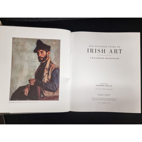 313 - A gorgeous large limited edition hardback book titled 'One Hundred Years of Irish Art - A Millennium... 