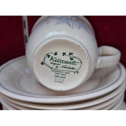 371 - A very large collection of Keltcraft Noritake dinner service including terrines, plates, teapot, bow... 