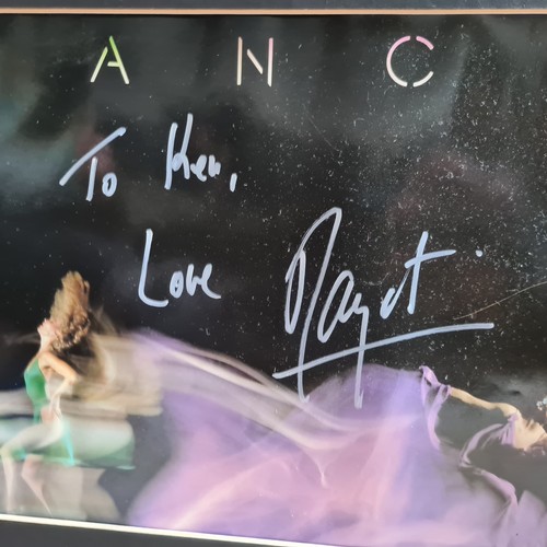 354 - A hand signed superb framed dance themed poster titled 