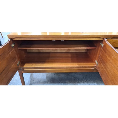 975 - Star Lot : A Fabulous Meredew mid-century modern sideboard, rich teak finish in lovely condition. Fr... 