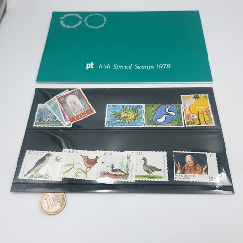 11 - Four Irish Year packs. Contains all issues commemorative stamps for each year. Mint as issued by Dep... 