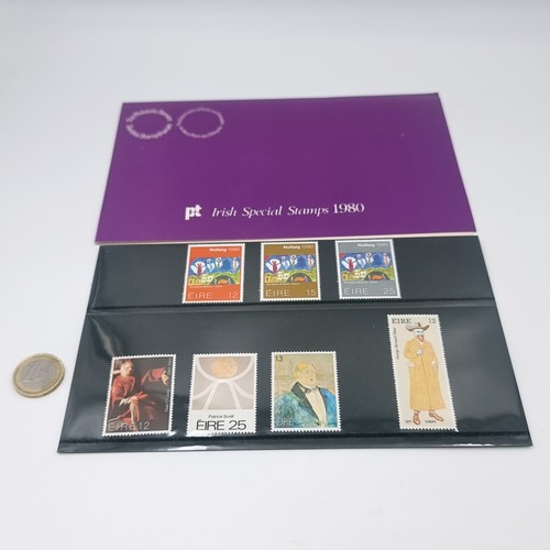 11 - Four Irish Year packs. Contains all issues commemorative stamps for each year. Mint as issued by Dep... 