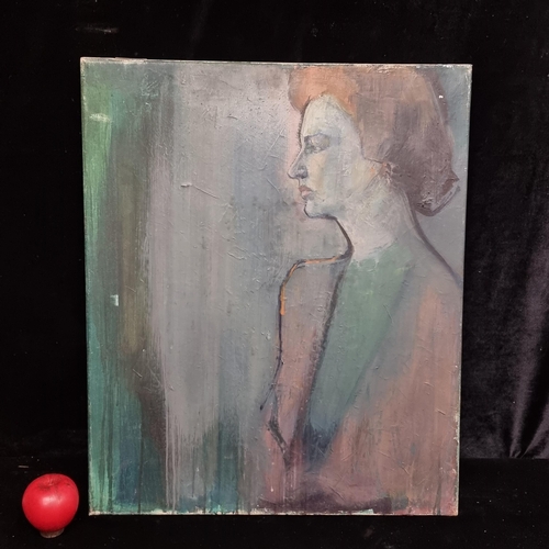 106 - Star Lot: An alluring large Elizabeth Bonar (Irish b.1942 - d.2021) oil on canvas painting. Features... 