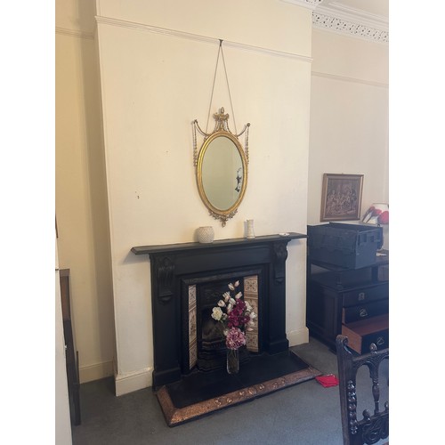 378 - Super Star Lot : A glorious antique mid 19th Century Empire style gilt mirror with bevelled glass be... 