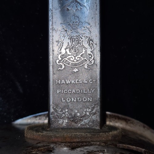 218 - Star Lot : A Victorian British Infantry Officer’s Sword by Hawkes & Co Piccadilly London with profus... 