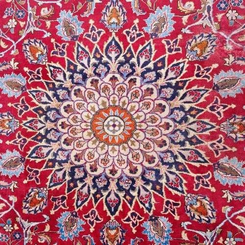 397 - Super Star Lot : A very large excellent quality hand knotted Persian floor rug in an ornate geometri... 