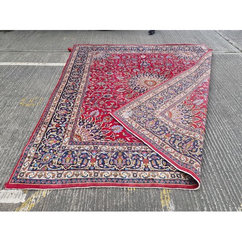 397 - Super Star Lot : A very large excellent quality hand knotted Persian floor rug in an ornate geometri... 