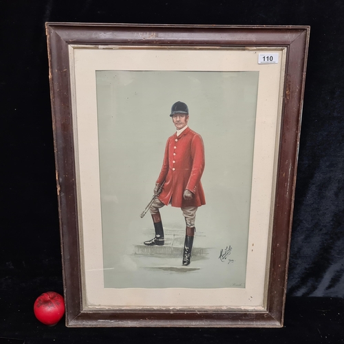 110 - A super chromolithograph of John Watson (Master of the Meaths) originally from a portrait by Cecil E... 