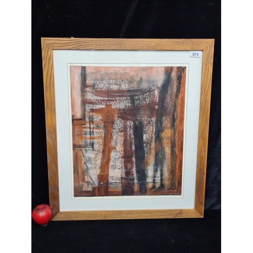 78 - Super Star Lot: A large 'Basil Blackshaw' (Irish, 1932–2016) mixed media painting on board. Features... 