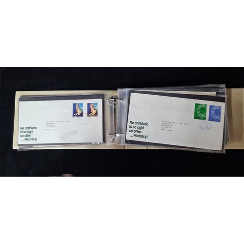 786 - A Collection of Uk 1970s  first-day cover in a blue cover album, covering  various themes . Will Add... 