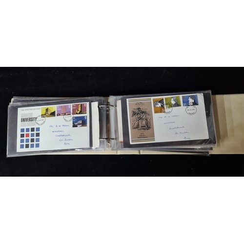 786 - A Collection of Uk 1970s  first-day cover in a blue cover album, covering  various themes . Will Add... 