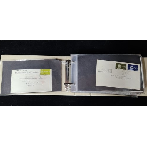 786 - A Collection of Uk 1970s  first-day cover in a blue cover album, covering  various themes . Will Add... 