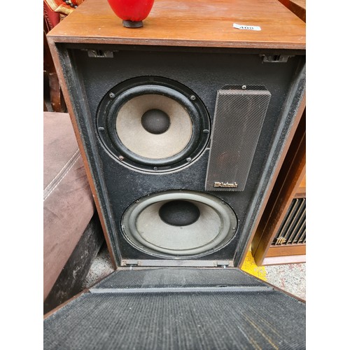 408 - Super Star Lot: A fabulous pair of vintage Macintosh Floor Speakers. Model ML-1C Made in Binghamton,... 