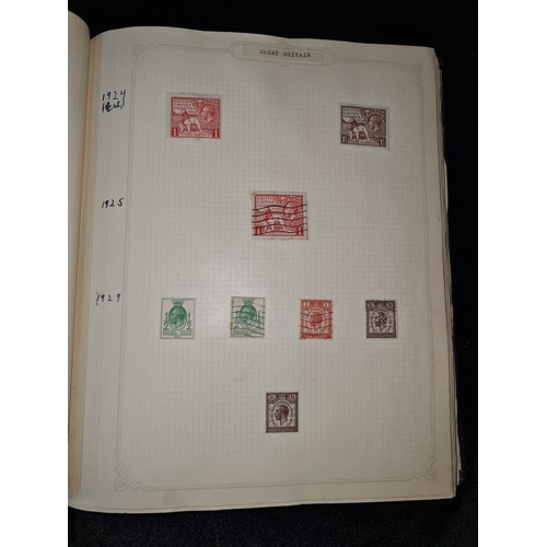 793 - Star Lot : Antique stamp album, A very presented early stamp album of mounted stamps. inc over print... 