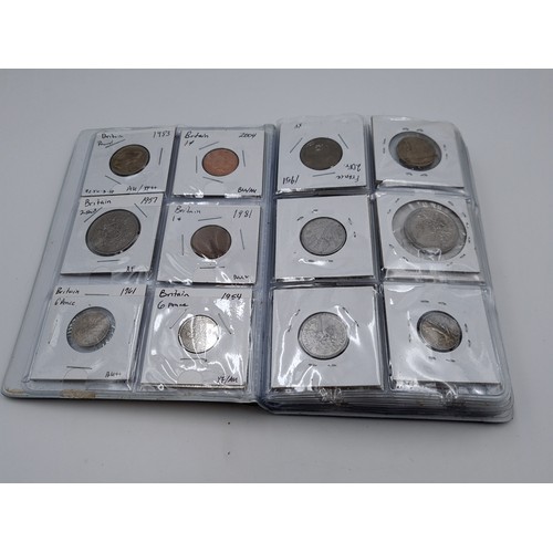 459 - A collection of 120 world coins, mostly dated and identified. As per photograph.