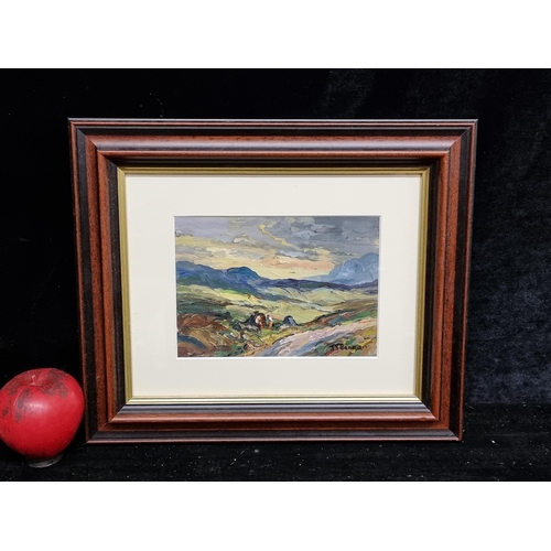 114 - Star Lot: A charming John Thomas Bannon (Irish Postwar, Contemporary b.1952) oil on board painting f... 