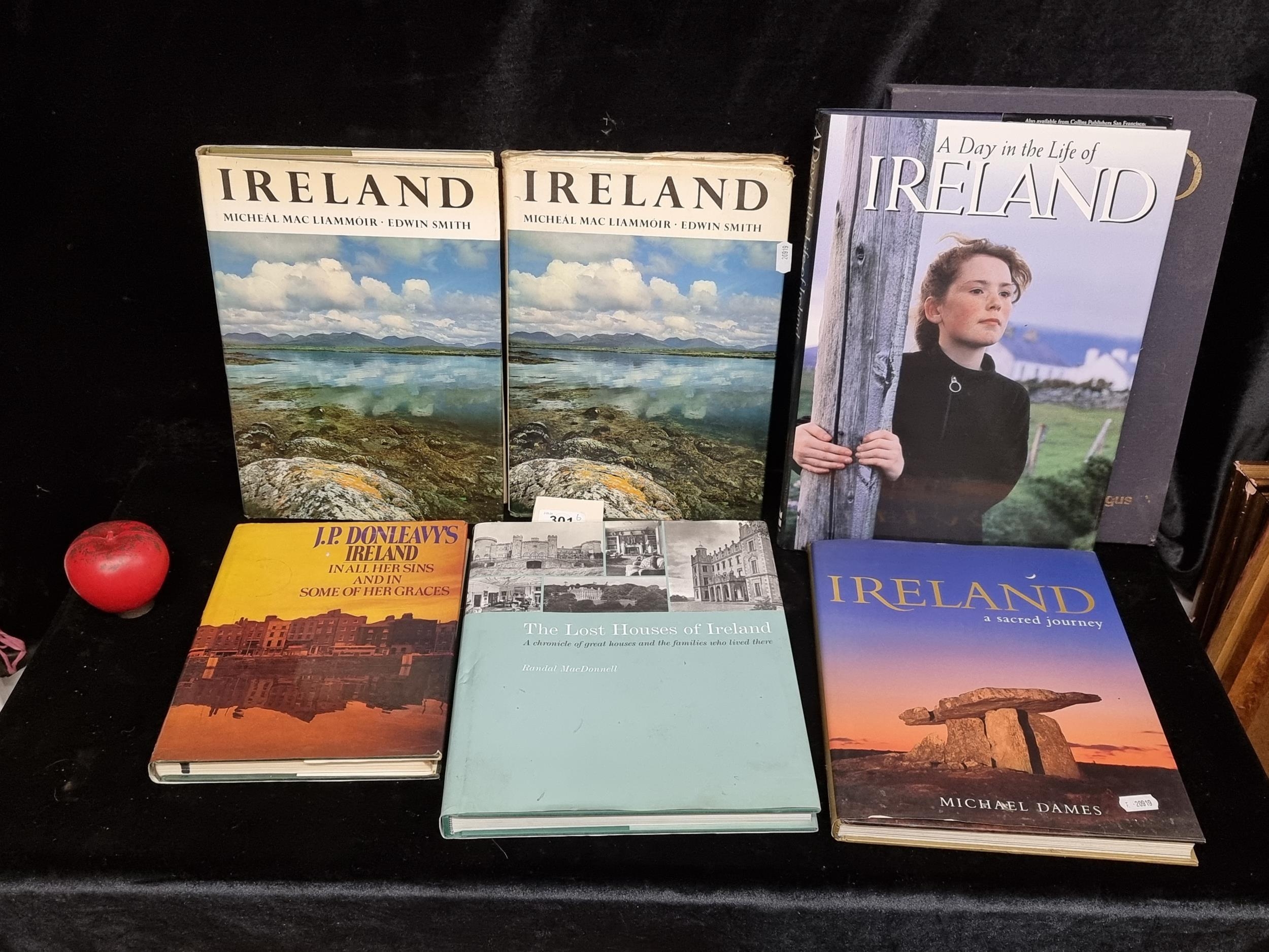Six fascinating hardback books of Irish interest in including 