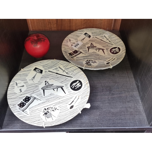 A pair of Staffordshire Pottery Homemaker side plates. High prices on line for these plates.