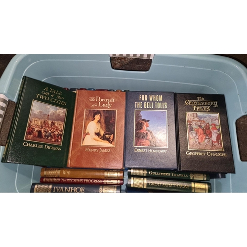 931 - An interesting selection of classic literature, including works by Dickens, Hemingway, and Chaucer. ... 