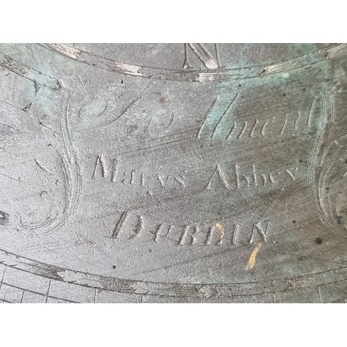 921 - Super Star Lot: A Mid 18th century sundial By John Alment Dublin, active 1740-1787  Opticial and ins... 