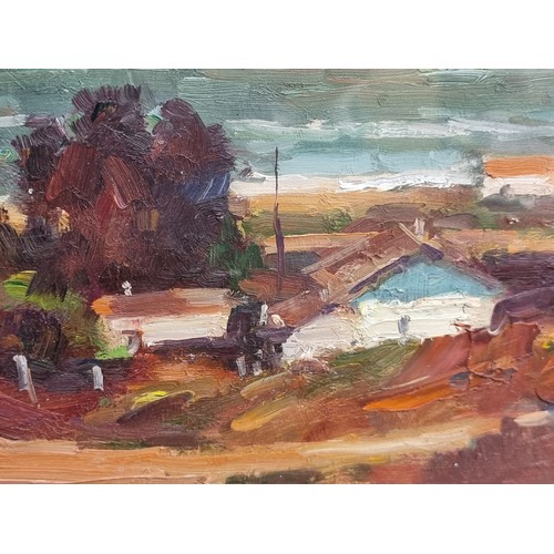 112 - Star Lot: Norman Teeling (Irish b.1944). A wonderful original Norman Teeling (b.1944) oil on board p... 