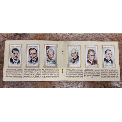 141 - Two full John Player's & Sons cigarette card 'Film Stars' albums. Both albums complete.