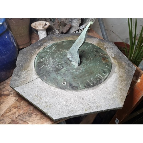 921 - Super Star Lot: A Mid 18th century sundial By John Alment Dublin, active 1740-1787  Opticial and ins... 